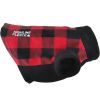 Highline Fleece Dog Coat - Red and Black Plaid