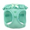 American River Choke Free Dog Harness Polka Dot Collection - Teal Polka Dot